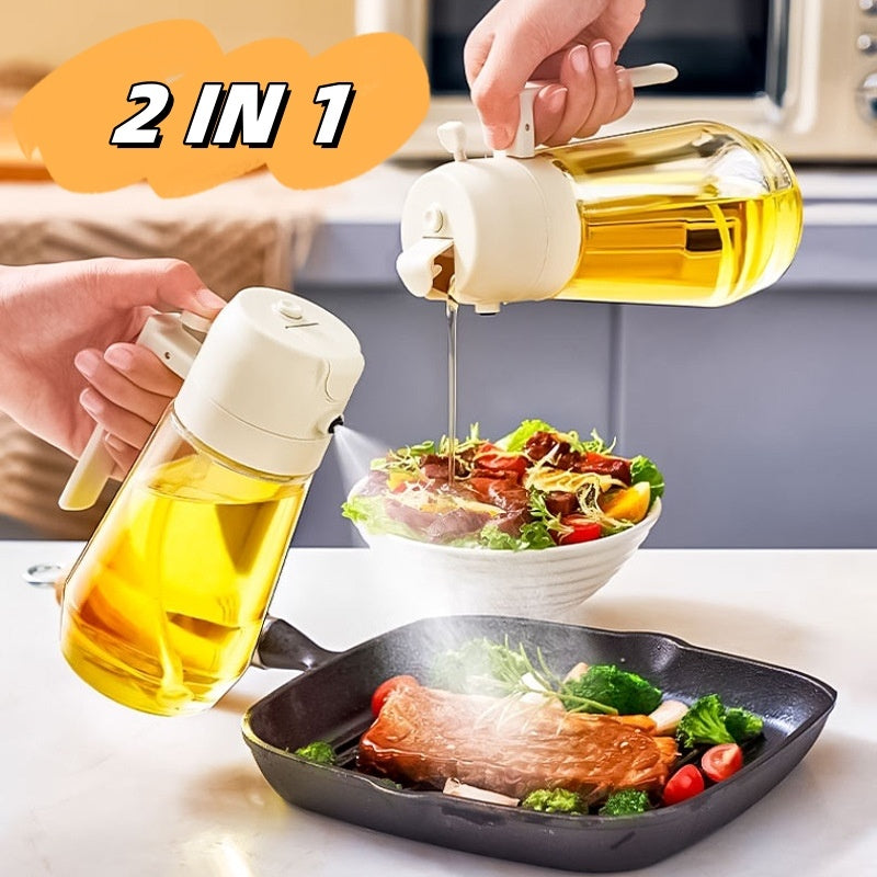 470ML 2-in-1 Olive Oil Sprayer & Dispenser