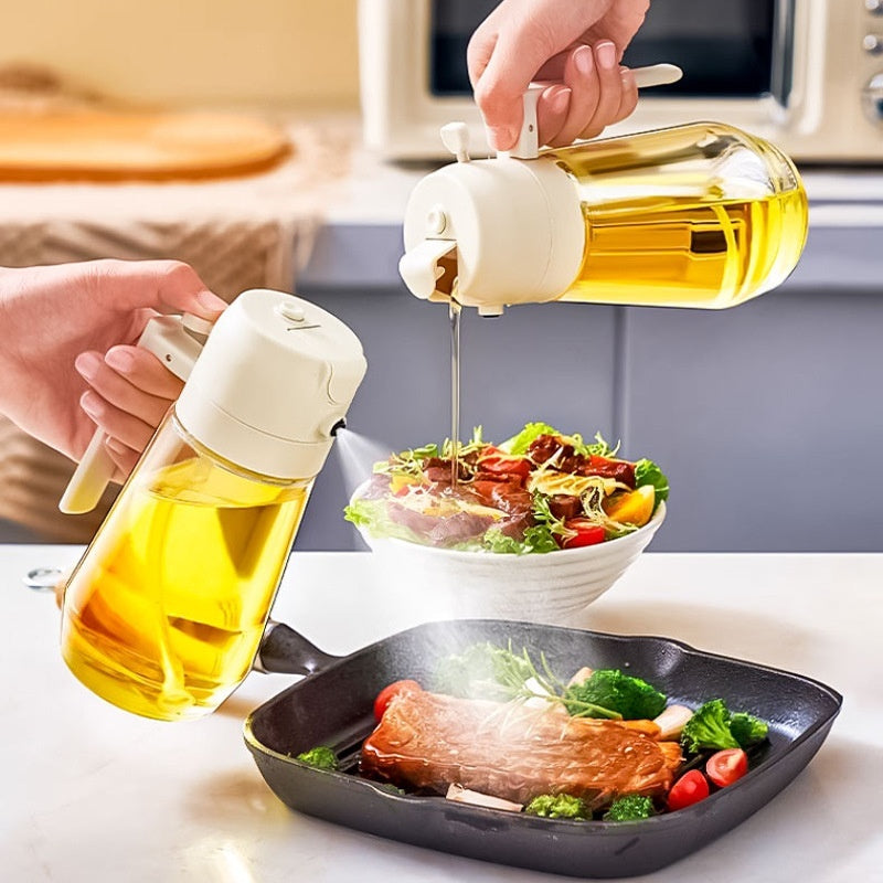 470ML 2-in-1 Olive Oil Sprayer & Dispenser